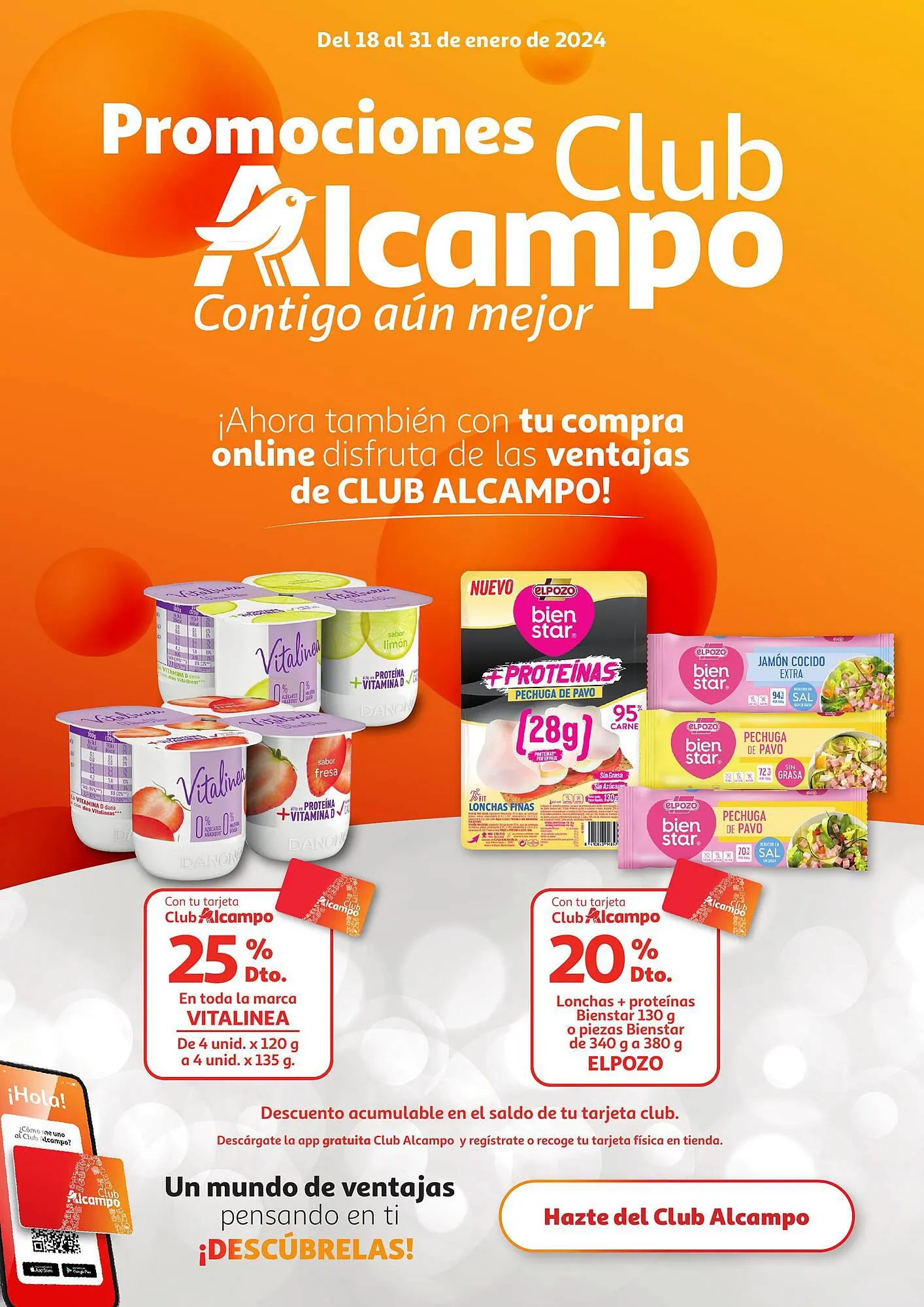 Catálogo de Folleto Alcampo Club 18 de enero al 31 de enero 2024 - Página 1