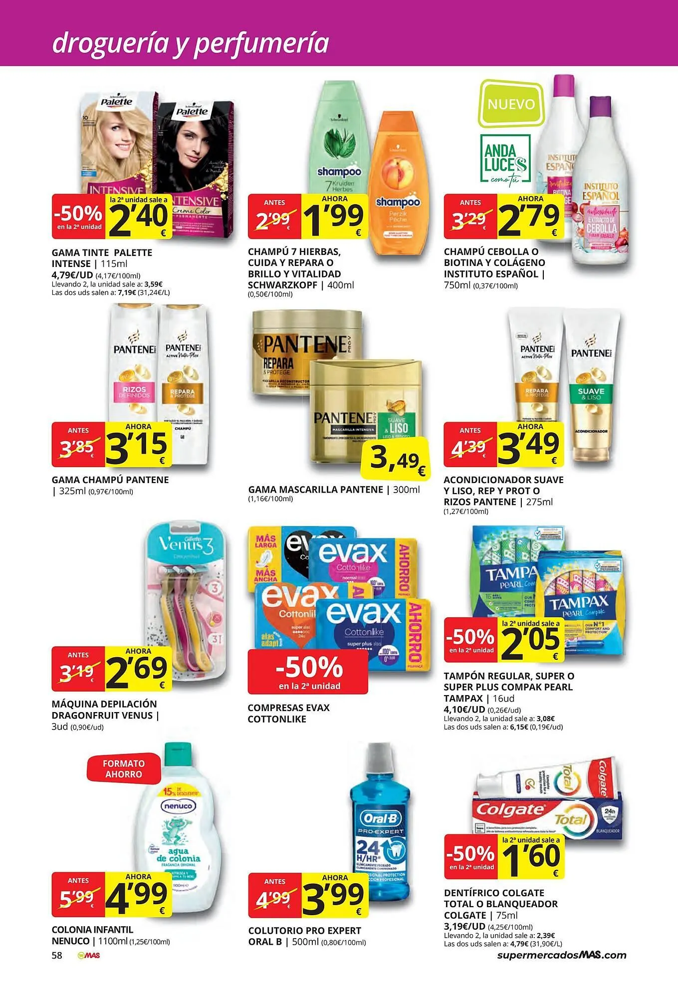 Catálogo de Folleto Supermercados MAS 30 de mayo al 26 de junio 2025 - Página 58