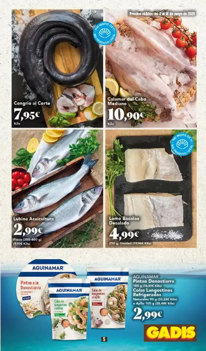 Catálogo de Precios válidos del 8 al 14 de mayo de 2025 para los Gadis de Galicia 8 de mayo al 14 de mayo 2025 - Página 5