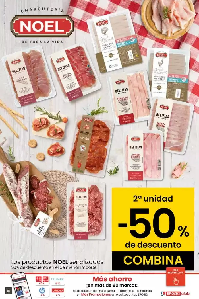 Catálogo de Más de 2000 productos, SIEMPRE A BUEN PRECIO HIPERMERCADOS EROSKI 4 de enero al 14 de enero 2025 - Página 10