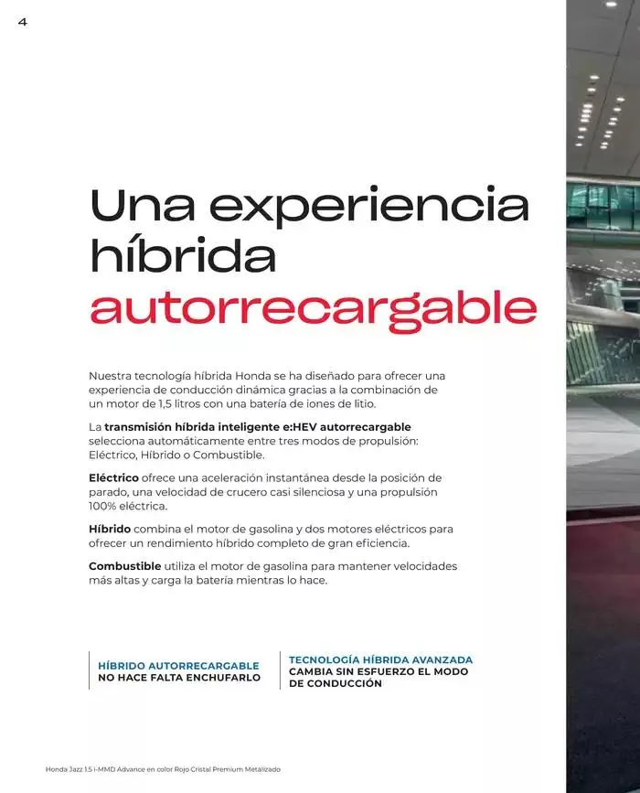 Catálogo de Honda Jazz-Hybrid 30 de agosto al 30 de junio 2025 - Página 4