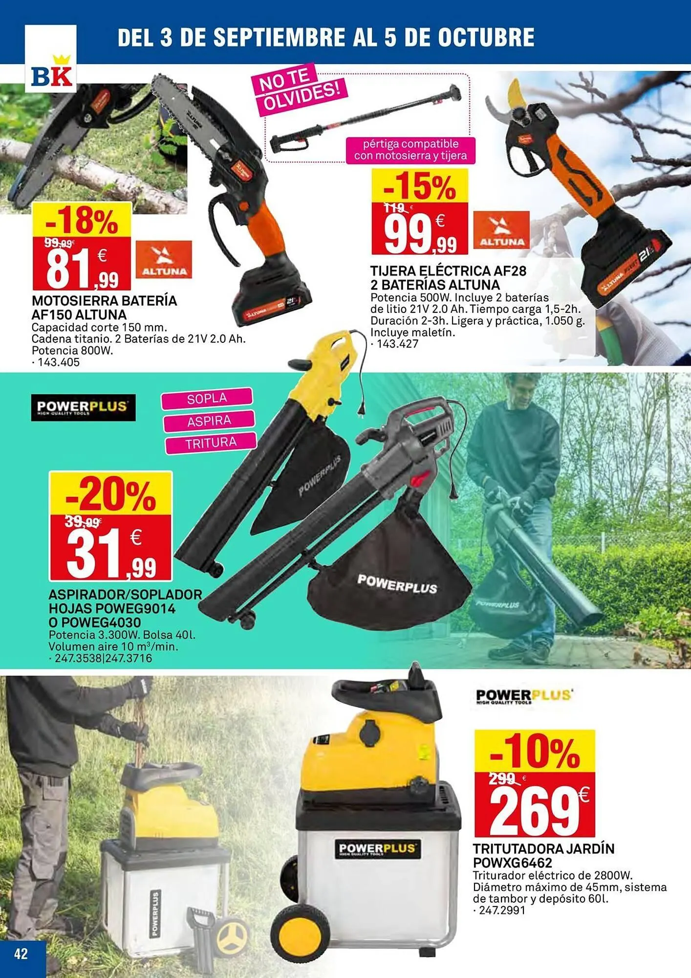 Catálogo de Catálogo Bricoking 3 de septiembre al 15 de octubre 2025 - Página 42