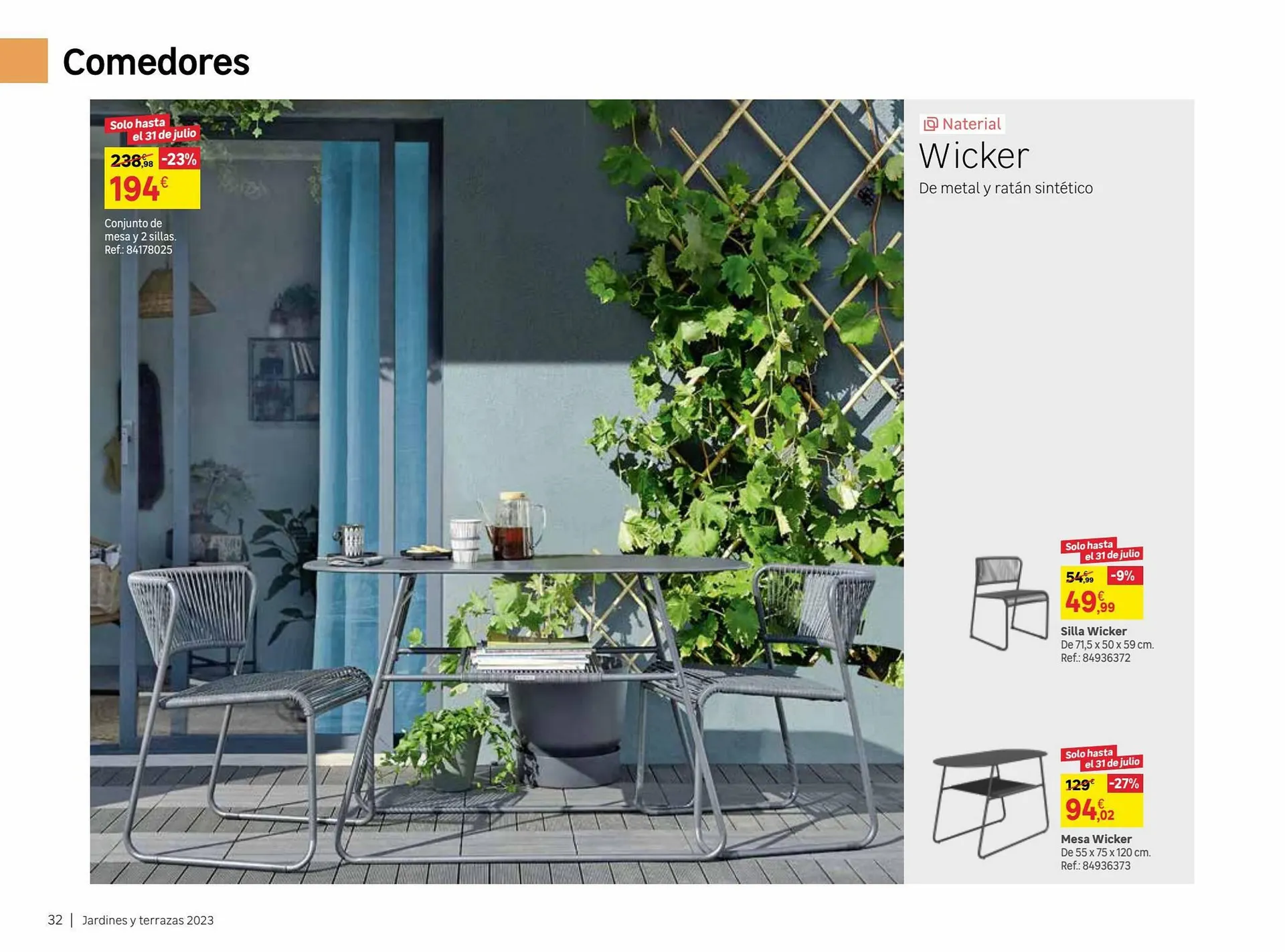 Catálogo de Folleto Leroy Merlin 9 de junio al 31 de julio 2023 - Página 32