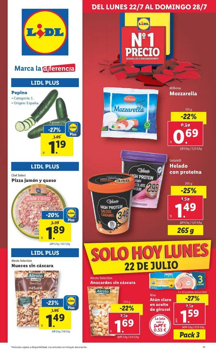 Catálogo de Precio nº1 22 de julio al 28 de julio 2024 - Página 1
