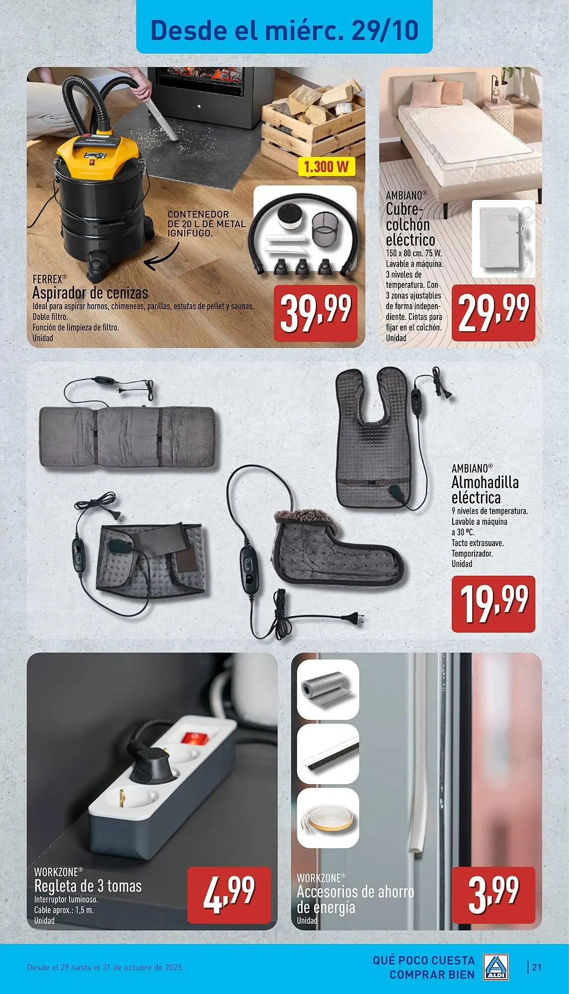 Catálogo de Folleto ALDI 27 de octubre al 2 de noviembre 2025 - Página 21