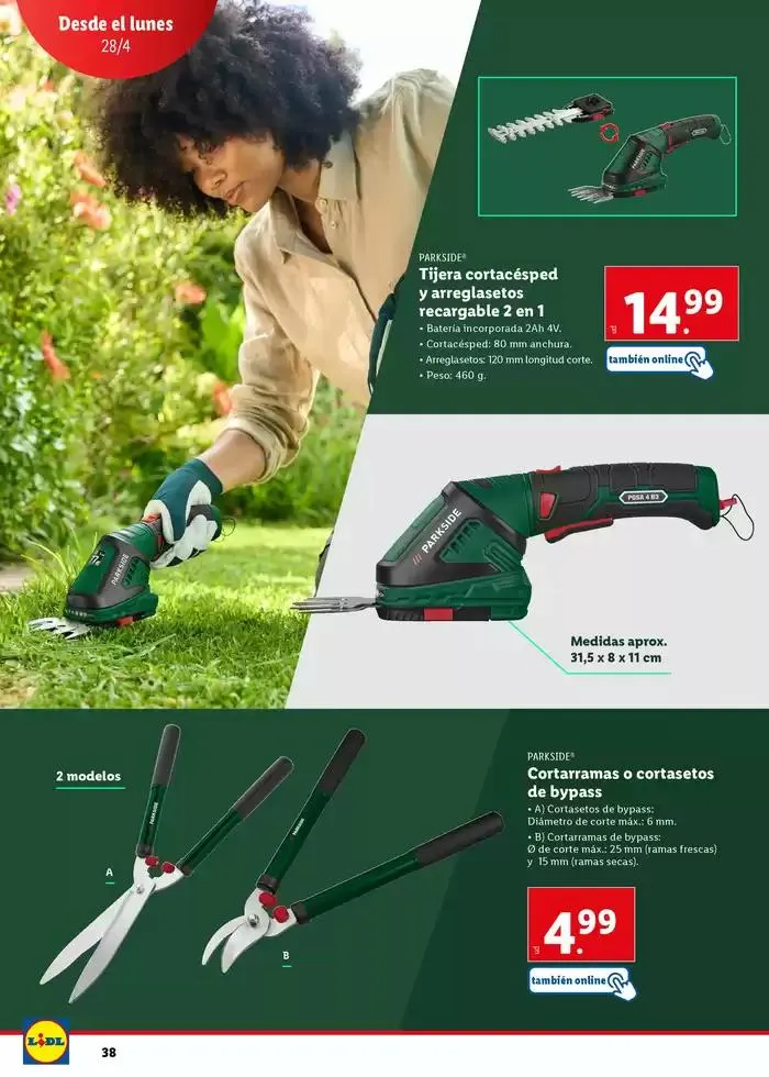 Catálogo de Parside Lidl 3 de marzo al 30 de marzo 2025 - Página 38