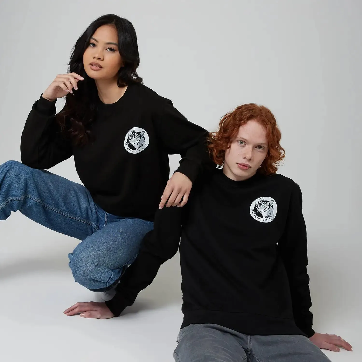 Sudadera Crash Bandicoot Est 1996 - Negra