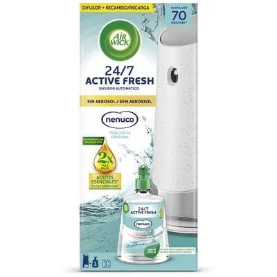 Difusor automático + recambio 24/7 Active Fresh nenuco Air Wick 228ml