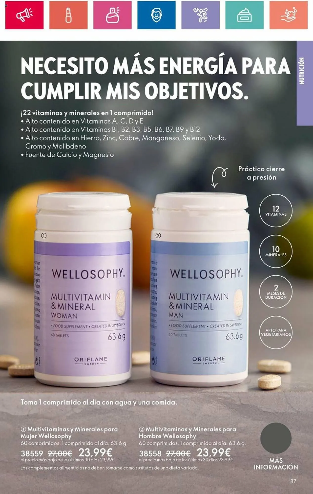 Catálogo de Folleto Oriflame 7 de mayo al 27 de mayo 2024 - Página 87