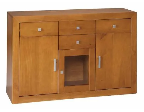 Aparador Salón 3 Puertas + 4 Cajones