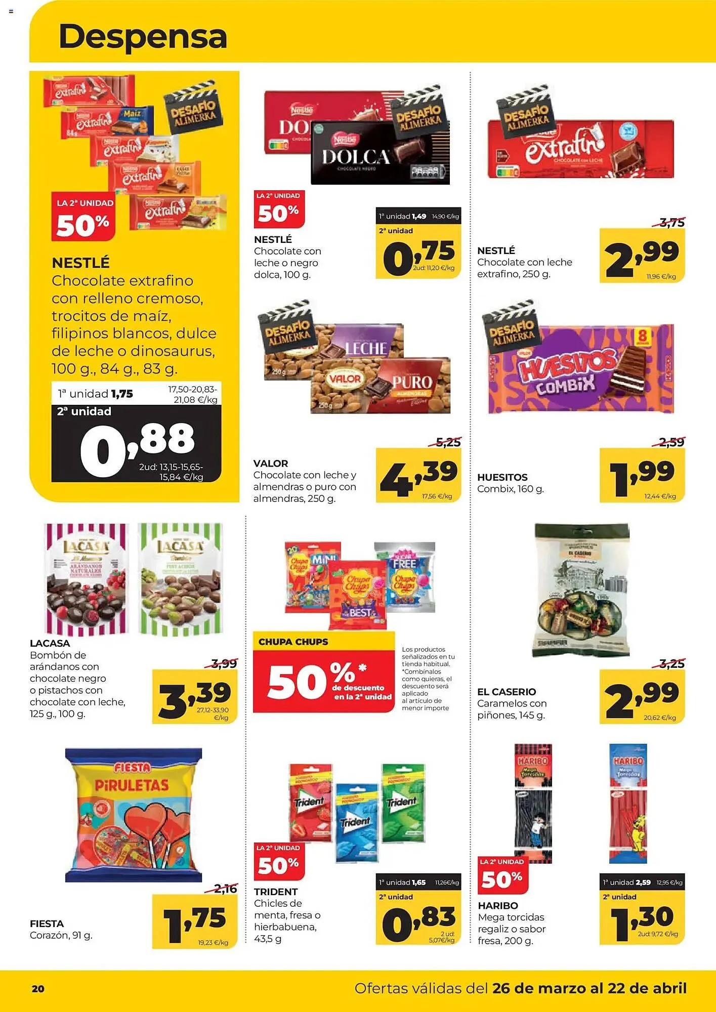 Catálogo de Folleto Alimerka 26 de marzo al 22 de abril 2026 - Página 20