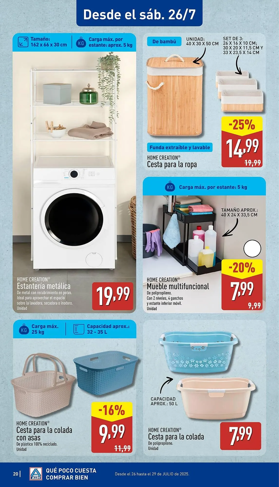 Catálogo de Folleto ALDI 21 de julio al 27 de julio 2025 - Página 20