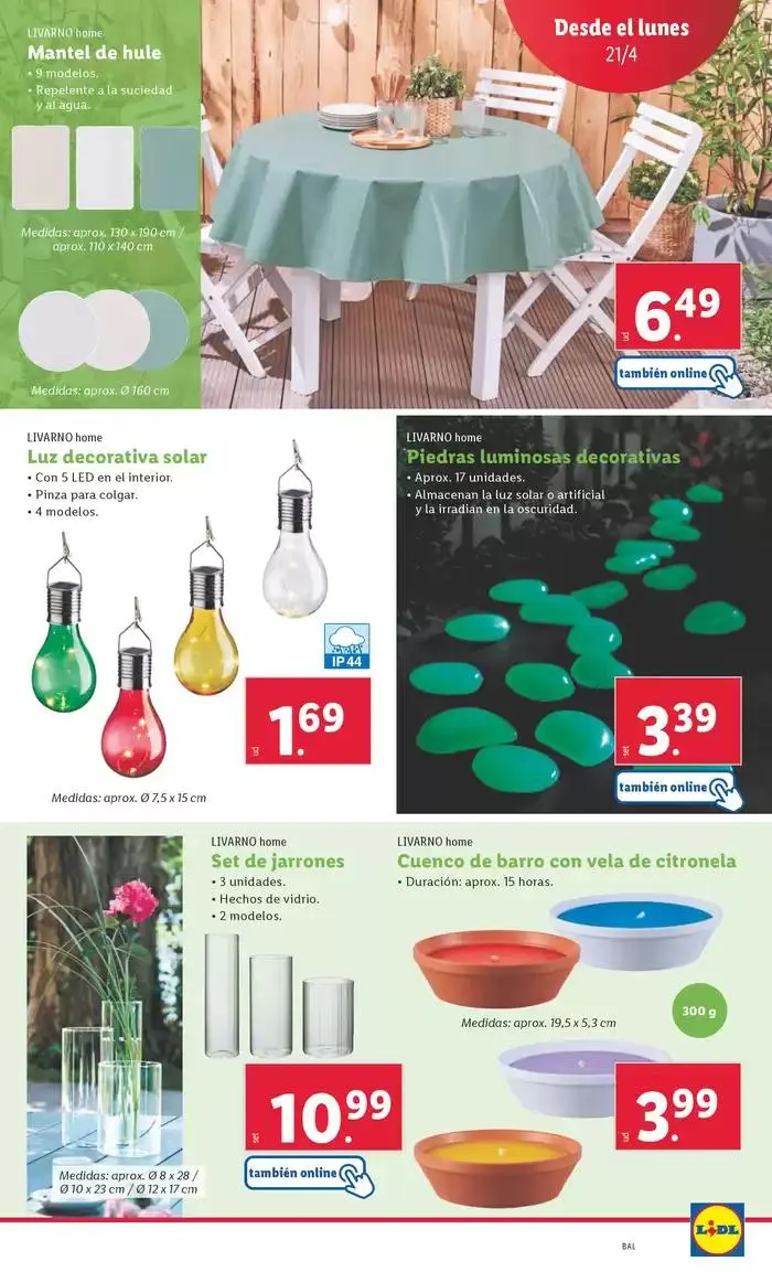 Catálogo de ¡Bazar Lidl! Ofertas válidas del 21/04 al 27/04 21 de abril al 27 de abril 2025 - Página 5