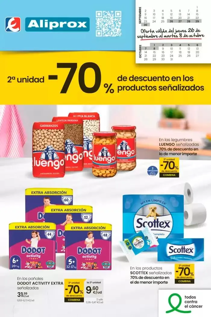 Catálogo de 2ª unidad -70% de descuento ALIPROX 26 de septiembre al 8 de octubre 2024 - Página 1