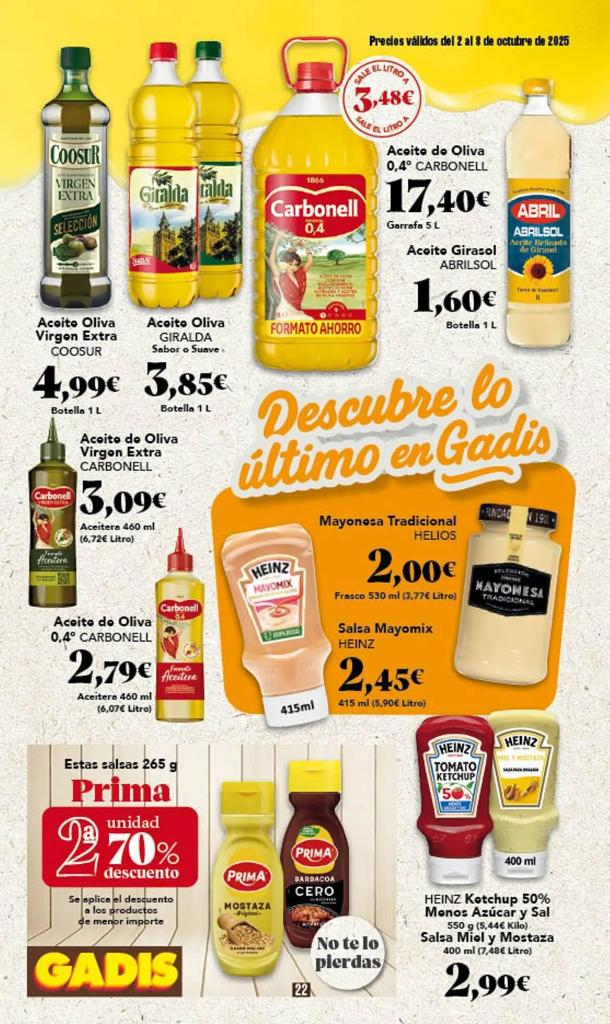Catálogo de Folleto Gadis 2 de octubre al 8 de octubre 2025 - Página 22