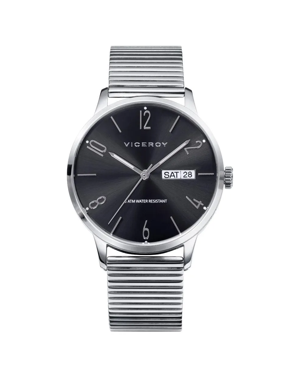 Reloj de hombre Magnum 3 agujas de acero con calendario