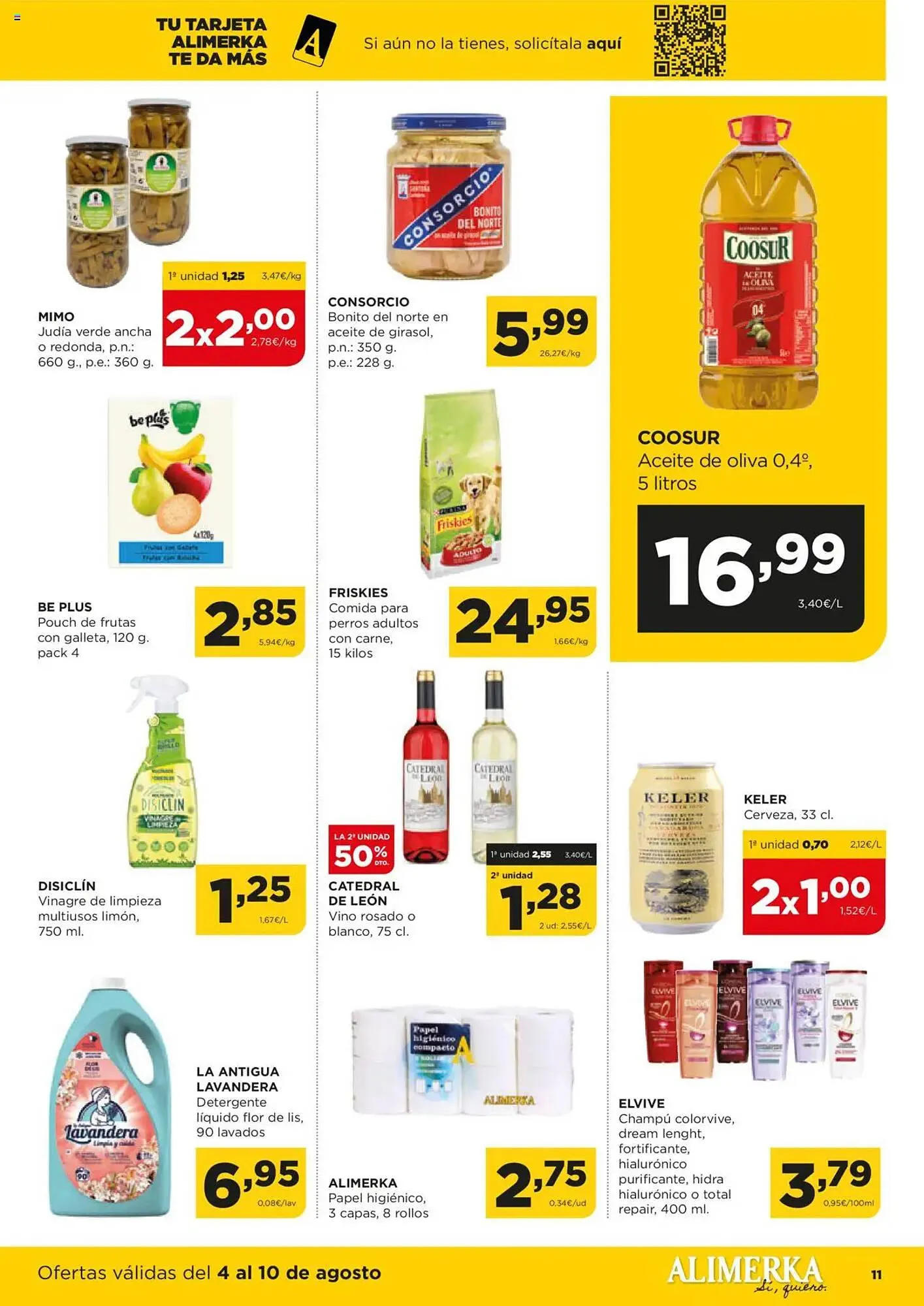 Catálogo de Folleto Alimerka 4 de agosto al 10 de agosto 2025 - Página 11