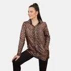 Abrigo de mujer con estampado animal print