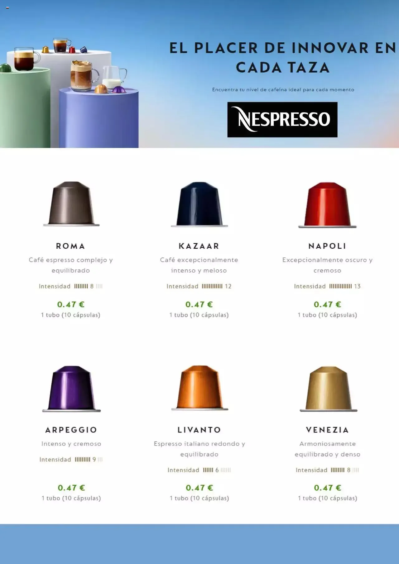 Catálogo de Nespresso ofertas 20 de abril al 31 de diciembre 2023 - Página 4