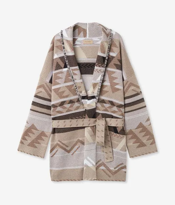 Kimono jacquard lamé