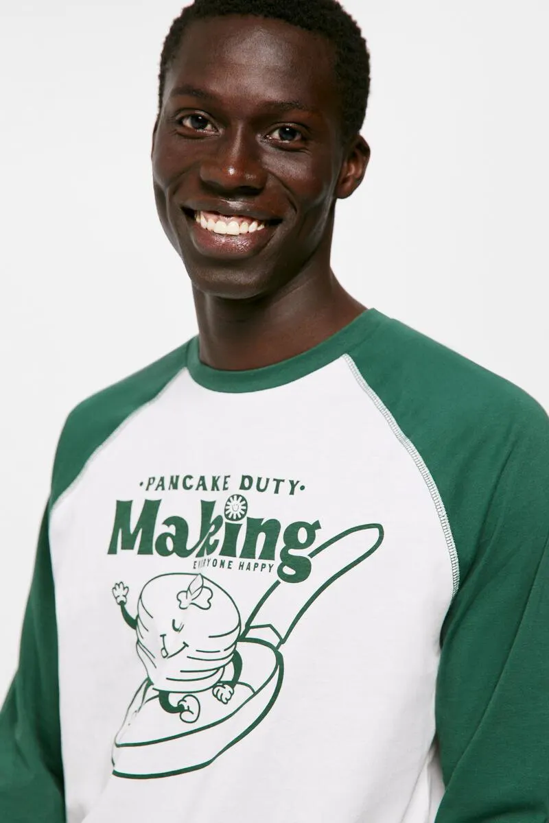 Pijama largo algodón pancake