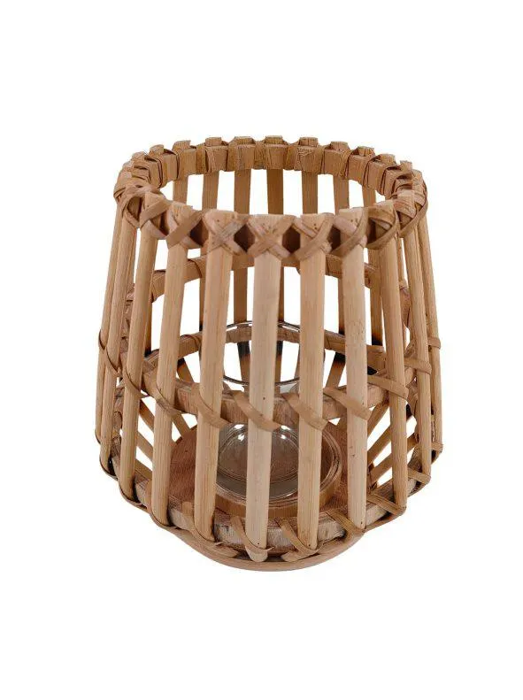 Linterna candelita de bambú