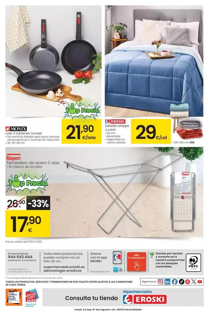 Catálogo de Más de 2000 productos, SIEMPRE A BUEN PRECIO HIPERMERCADOS EROSKI 4 de enero al 14 de enero 2025 - Página 48