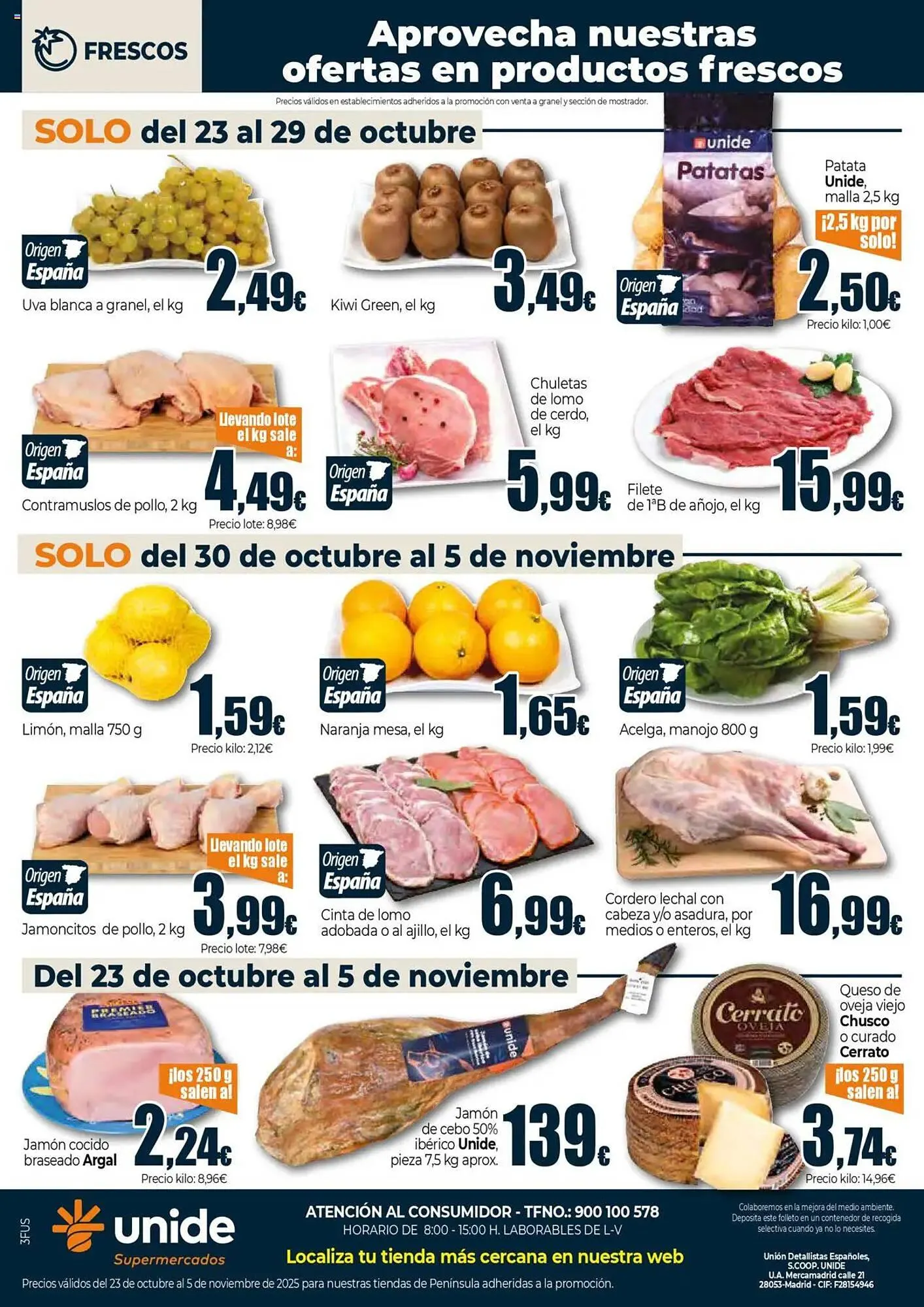 Catálogo de Folleto Unide Supermercados 23 de octubre al 5 de noviembre 2025 - Página 4