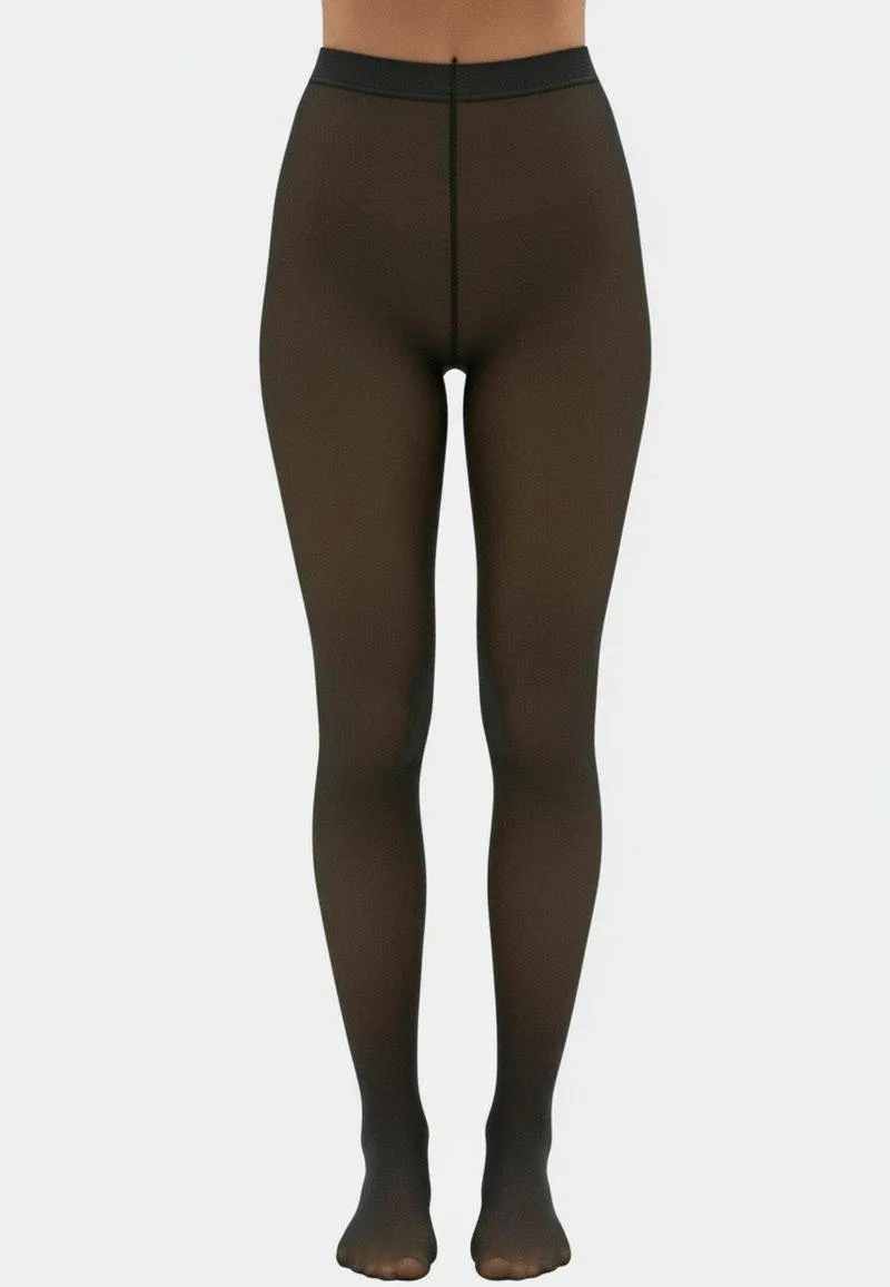 EFECTO VELADO ESTAMPADO 80 DENIER - Medias - black