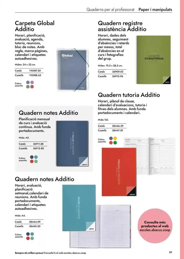 Catálogo de Catàleg Escolar 2025-2026 6 de mayo al 31 de diciembre 2026 - Página 61