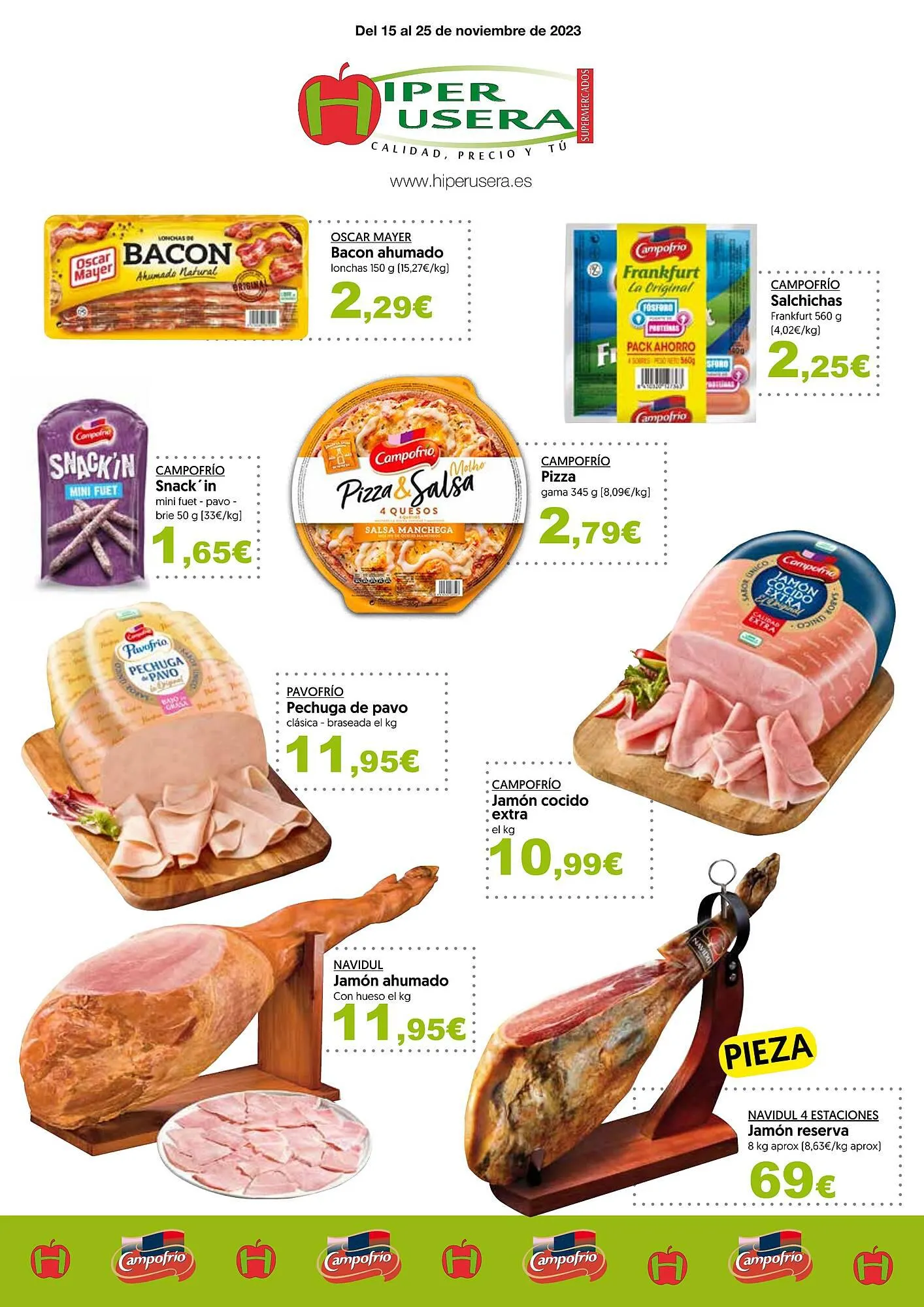 Catálogo de Folleto Hiper Usera 15 de noviembre al 25 de noviembre 2023 - Página 1