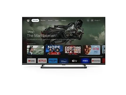 TV DLED 40" - Peaq PTV 40GF-5024C, Full-HD, Google TV, Smart TV, HDR10, Dolby Audio, Negro