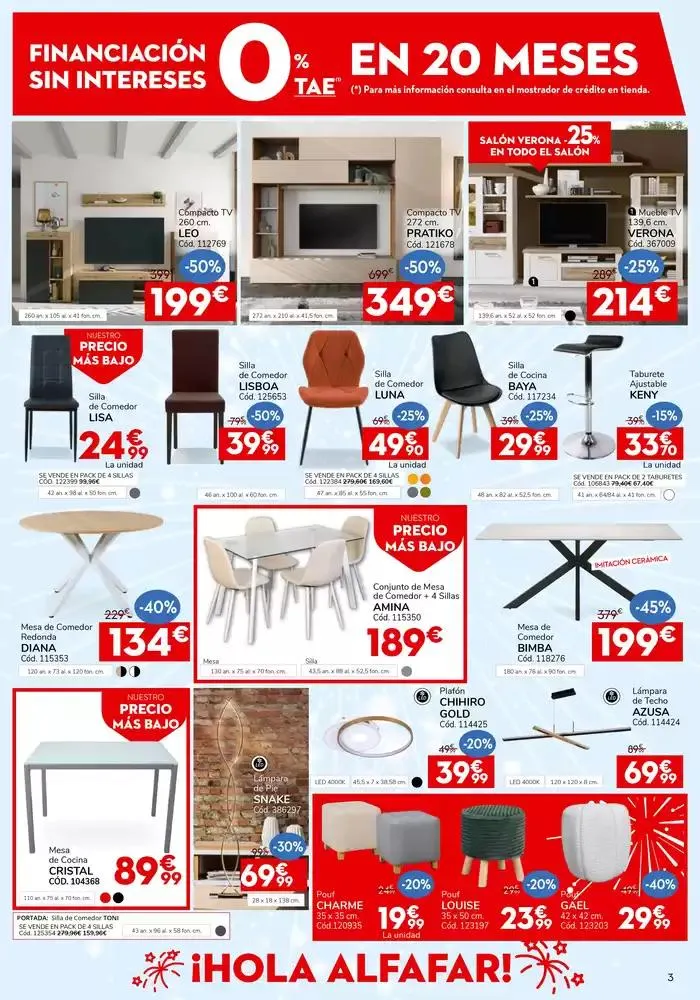 Catálogo de ¡VOLVEMOS! GRAN REAPERTURA CONFORAMA ALFAFAR  27 de marzo al 30 de abril 2025 - Página 3