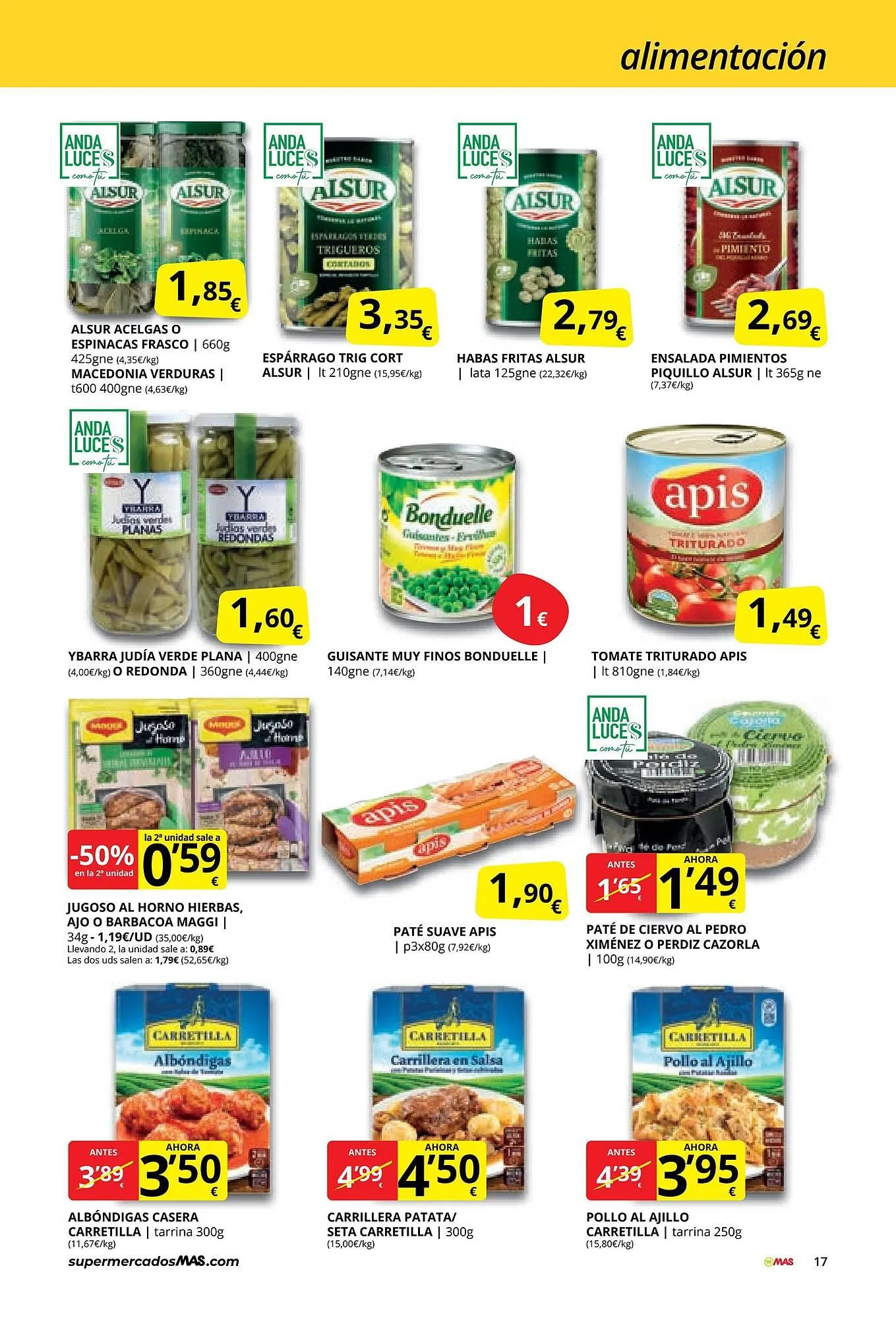 Catálogo de Folleto Supermercados MAS 3 de marzo al 26 de marzo 2026 - Página 17
