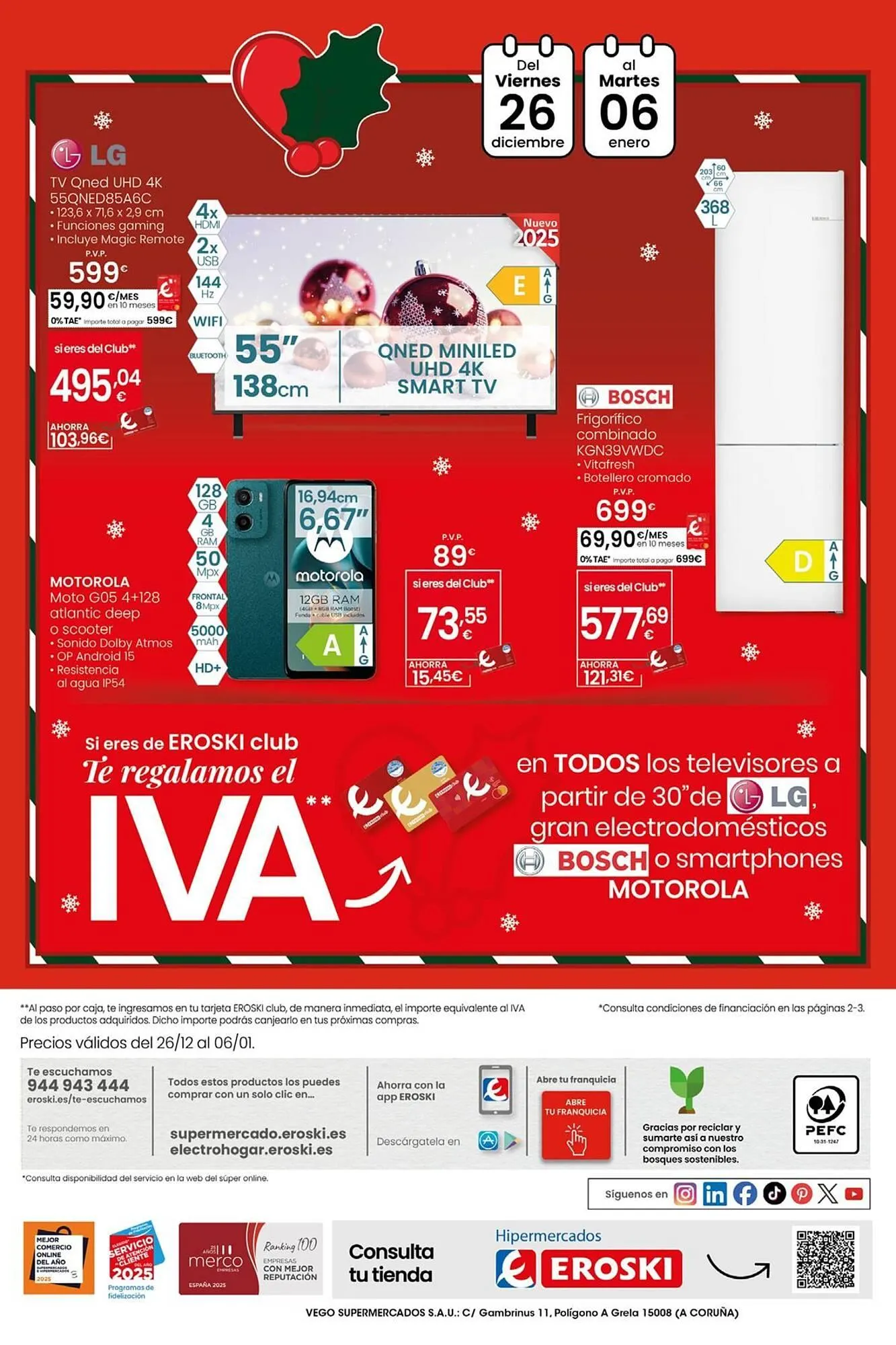 Catálogo de Folleto Eroski 26 de diciembre al 6 de enero 2026 - Página 8