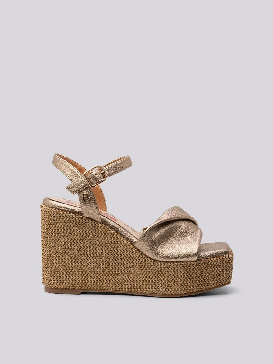 Sandalias de plataforma con cuña trenzada Wade Sandal