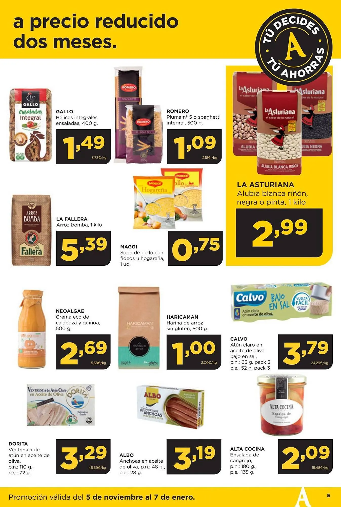 Catálogo de Folleto Alimerka 5 de noviembre al 7 de enero 2024 - Página 5