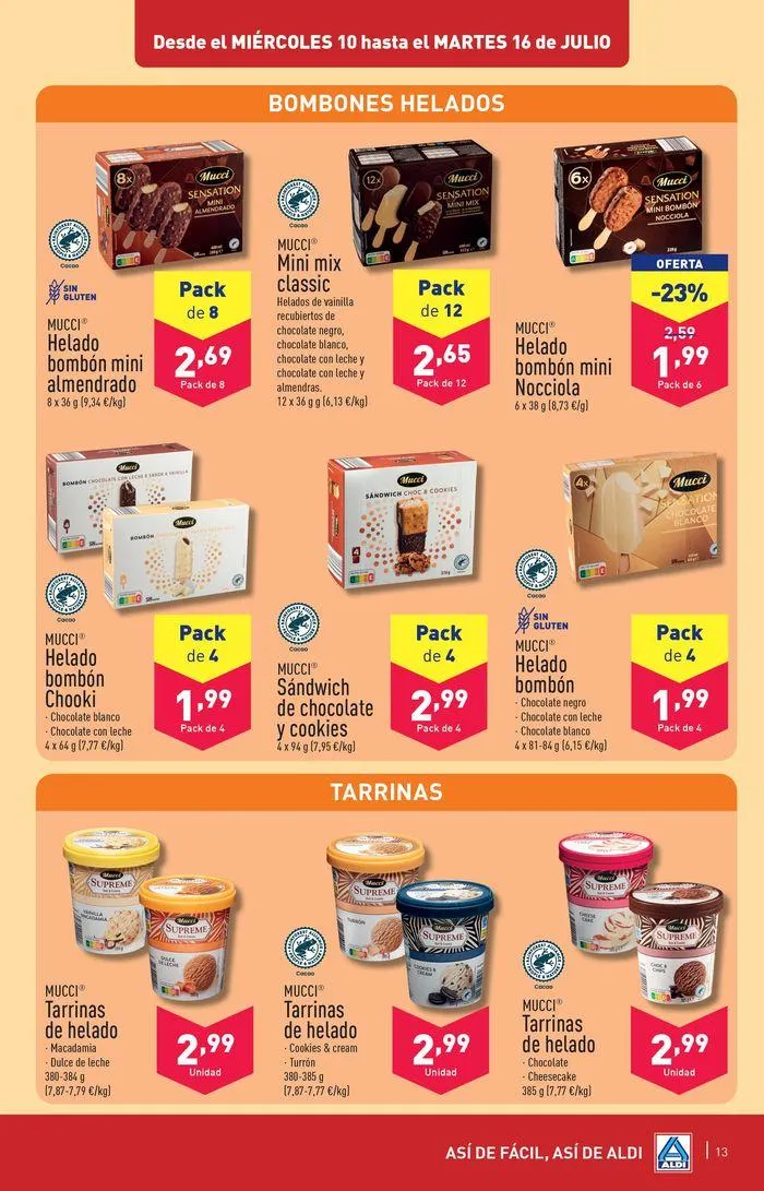Catálogo de ¡Así de fácil, así de Aldi! 10 de julio al 16 de julio 2024 - Página 13