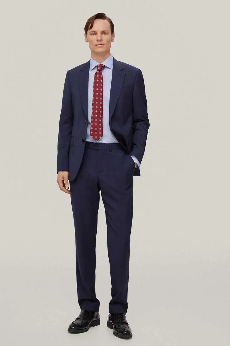 Pantalón traje slim confort