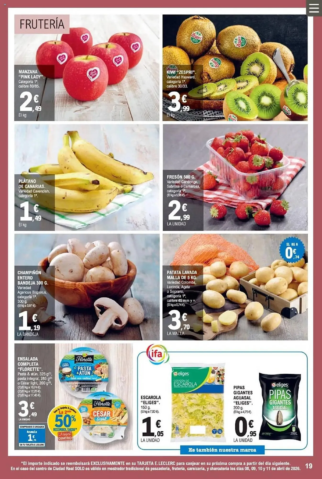 Catálogo de Catálogo E.Leclerc 8 de abril al 19 de abril 2026 - Página 19