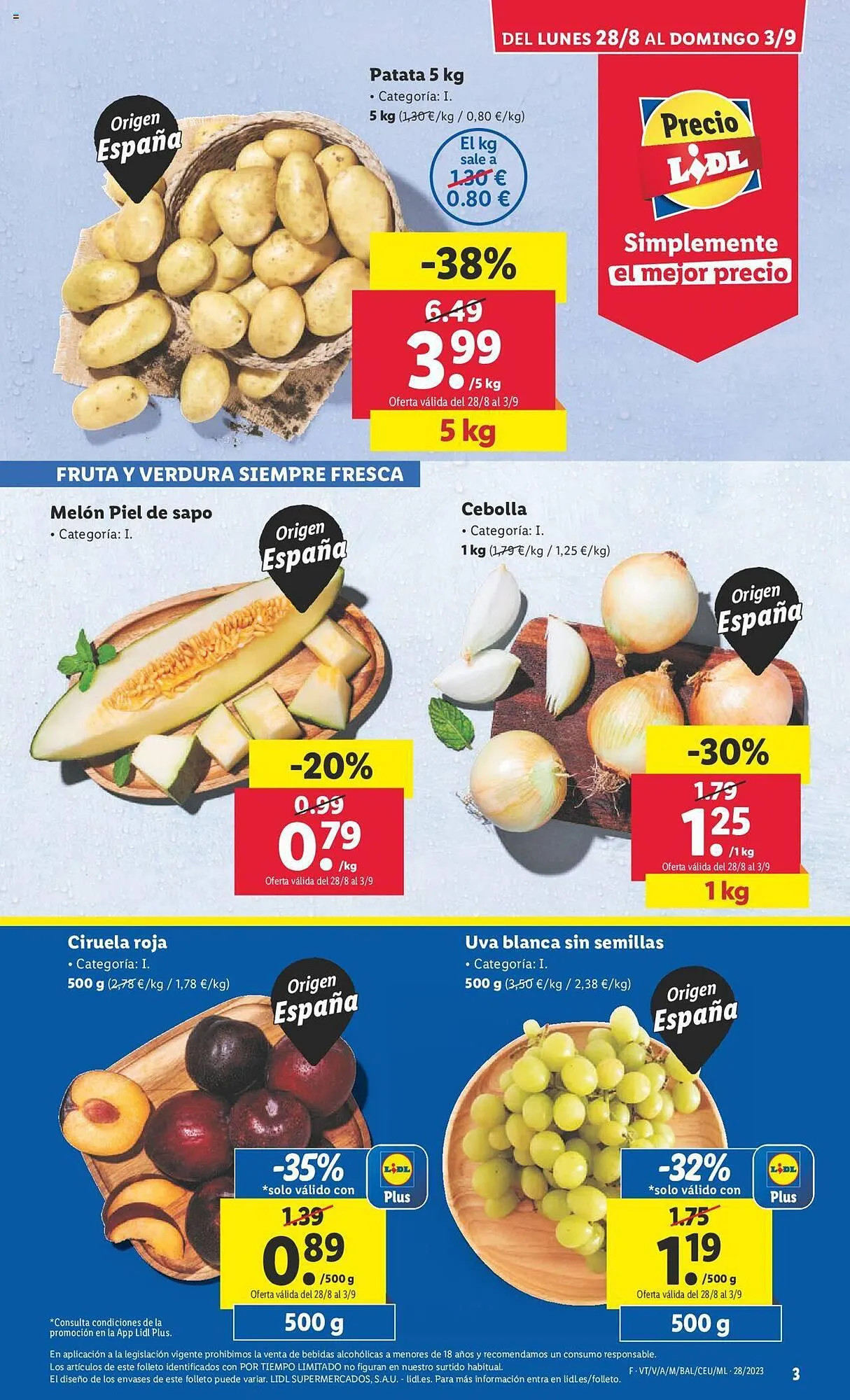 Catálogo de Folleto Lidl 28 de agosto al 3 de septiembre 2023 - Página 3