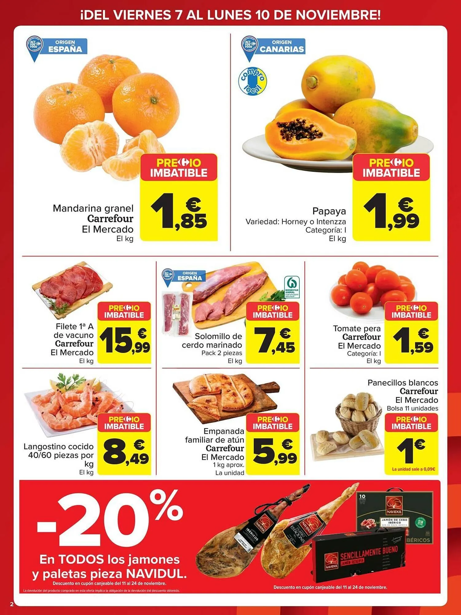 Catálogo de Folleto Carrefour 7 de noviembre al 10 de noviembre 2025 - Página 2