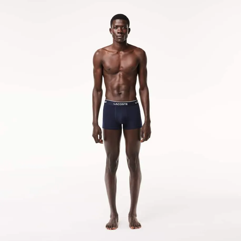 Pack de 3 calzoncillos bóxer en azul marino con cinturilla a contraste