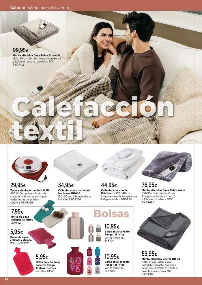 Catálogo de Calor, prepárate para el invierno! 17 de septiembre al 28 de febrero 2025 - Página 26