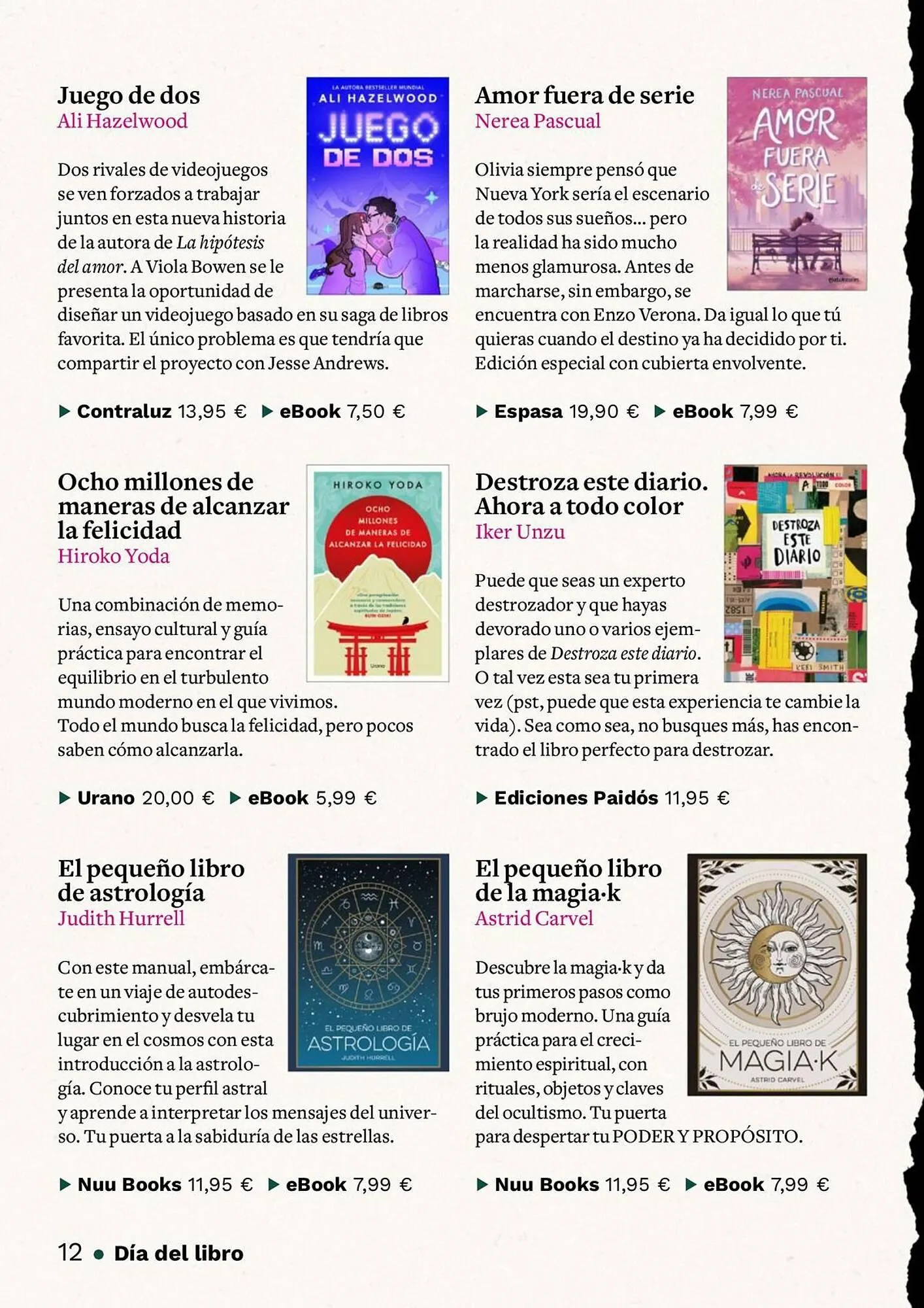 Catálogo de Catálogo Casa del Libro 1 de abril al 22 de abril 2026 - Página 12