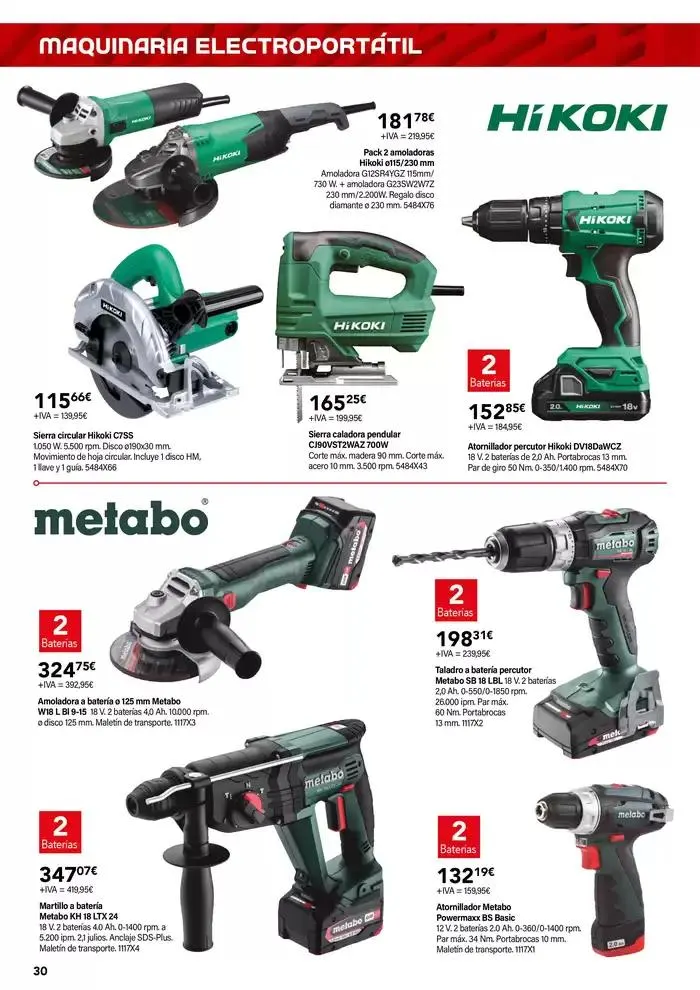 Catálogo de La mayor red de ferreterías y suministros del país 7 de abril al 31 de diciembre 2025 - Página 30