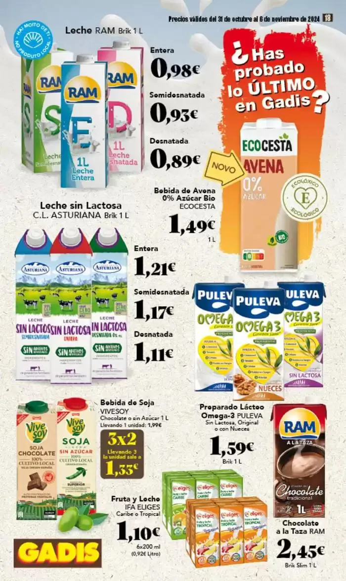 Catálogo de Catálogo Gadis Galicia 31 de octubre al 6 de noviembre 2024 - Página 18