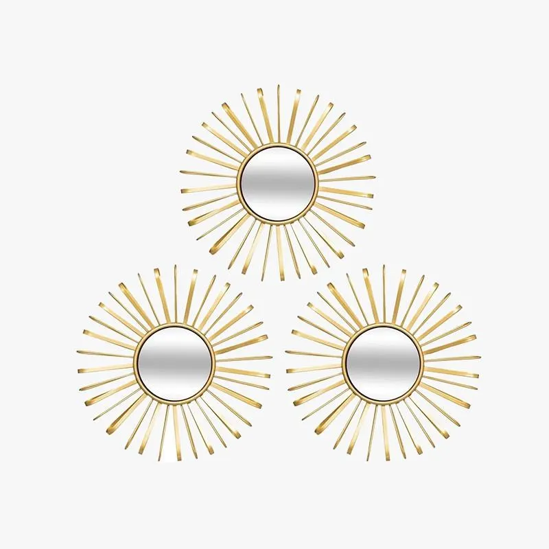 ATMOSPHERA SET 3 ESPEJOS REDONDOS WARREN 24 CM DIÁMETRO