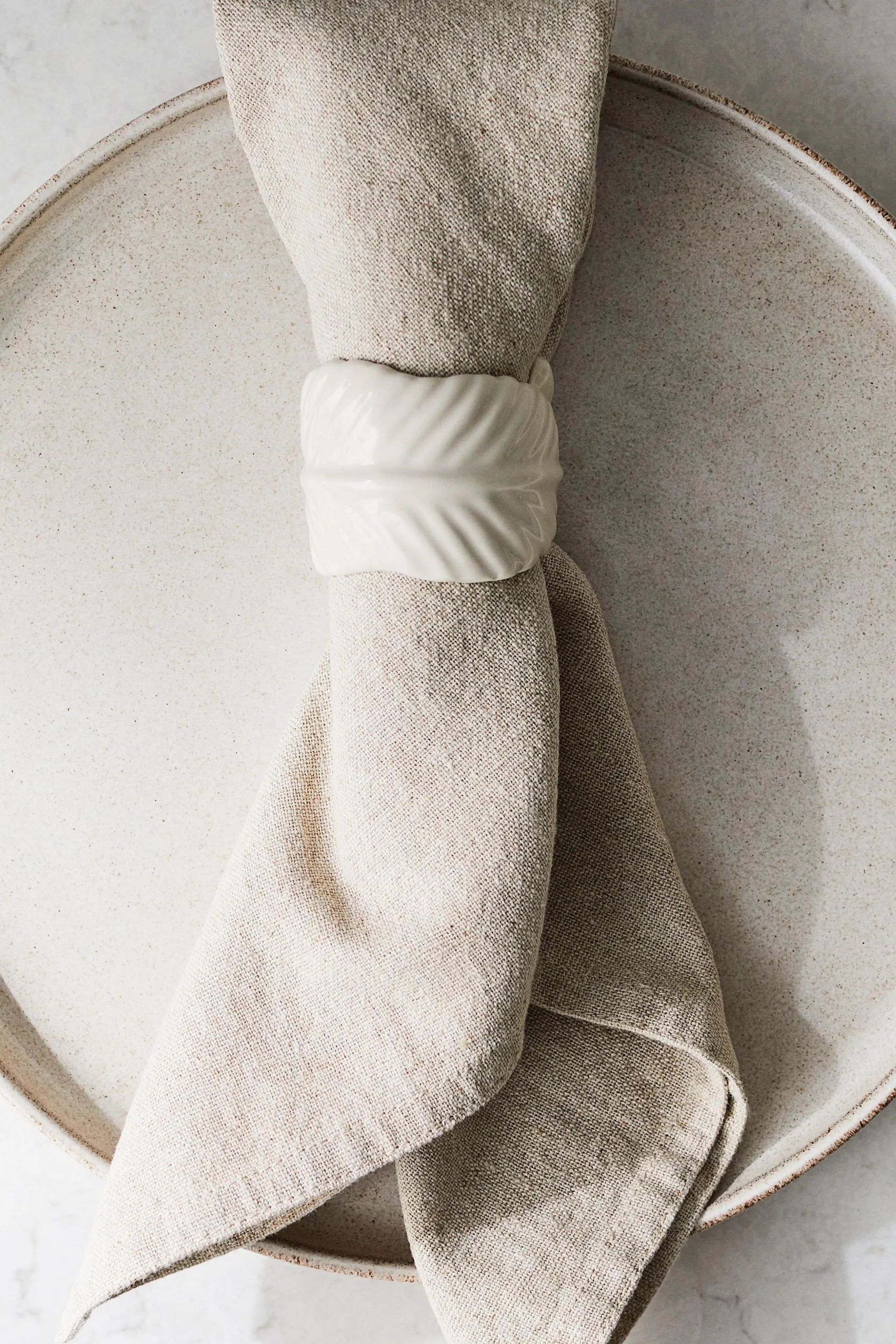 Pack de 2 servilleteros de gres