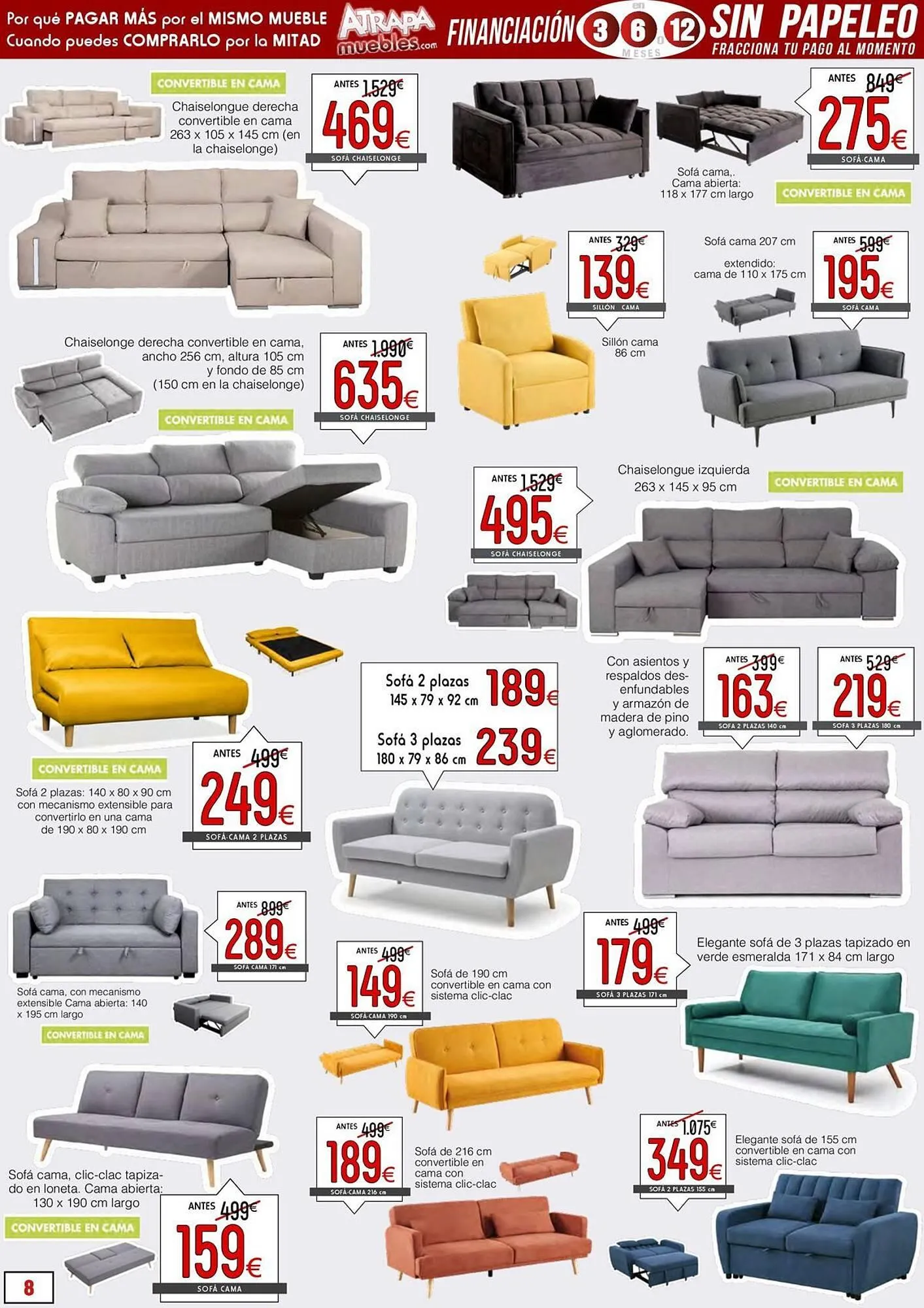 Catálogo de Folleto Atrapamuebles 2 de junio al 30 de junio 2025 - Página 8